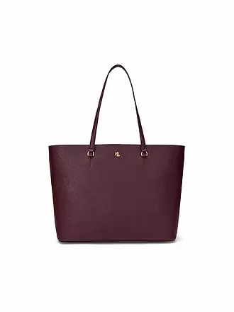 LAUREN RALPH LAUREN | Sac en cuir - Shopper KARLY TOTE Large | dunkelrot